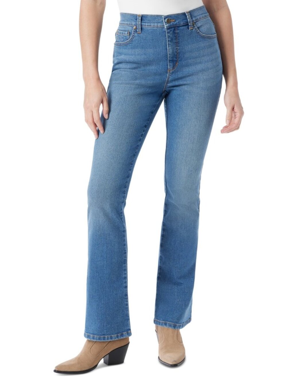 Women's Gloria Vanderbilt Amanda Original Bootcut Jeans, Size 16 Short, Blue